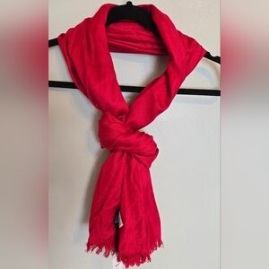 Vibrant Red Scarf/Shawl/ Wrap Women's Fashion Accessory NWT